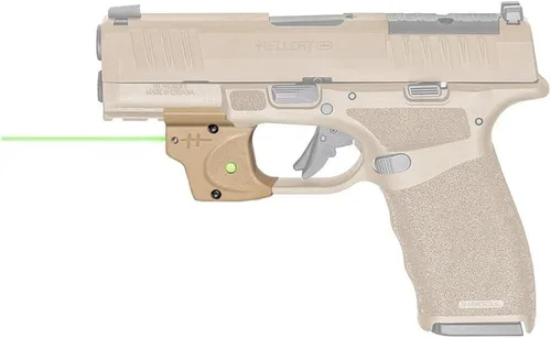 Vista 9 de Mira láser verde serie E de Viridian Weapon Technologies, ajuste personalizado para armas, para pistolas con o sin riel, láser verde clase 3R