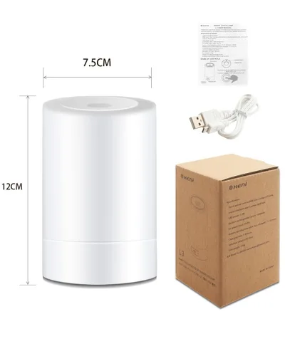 Vista 2 de G Keni Luz nocturna de guardería para bebé, lámpara de noche táctil LED portátil para niños y adultos, lactancia materna, ayuda para dormir, lámpara