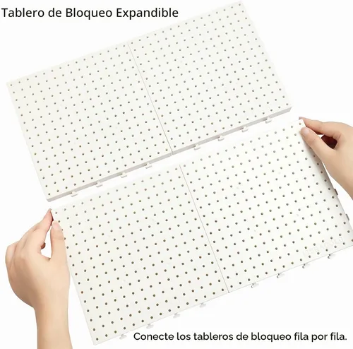 Vista 5 de Tablero de bloqueo de ganchillo de 7.5 pulgadas con clavijas de granny