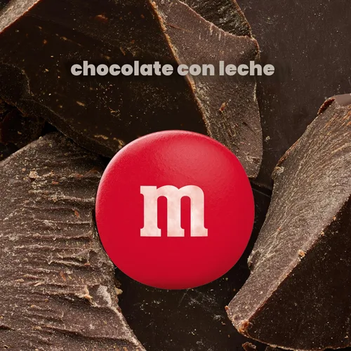 Vista 3 de M&M'S Caja de dulces de chocolate con leche, 3.10 onzas, paquete de 12