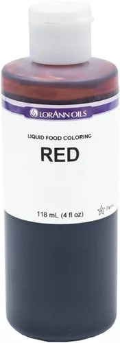 Vista 4 de LorAnn Oils Colorante alimenticio líquido rojo 4 onzas
