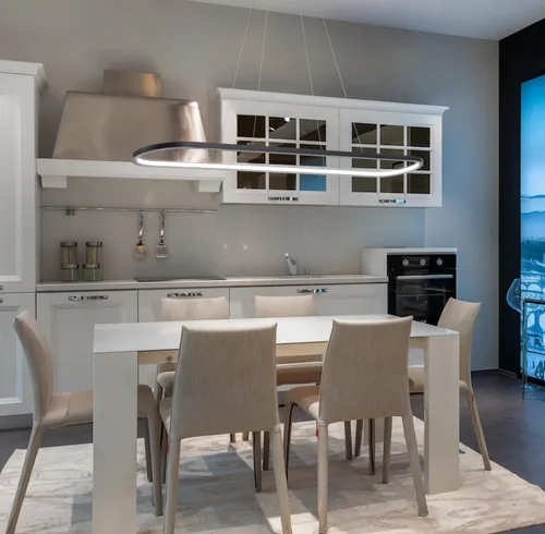Vista 8 de MADEM Candelabro LED moderno, 39.4 pulgadas, luz lineal negra, luz colgante de mesa de billar, lámpara colgante regulable 3CCT para comedor, cocina