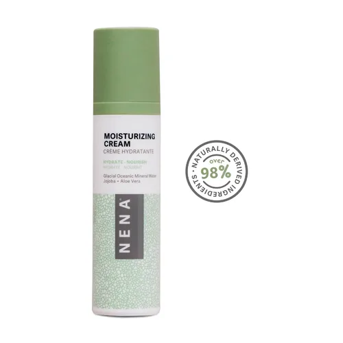 Vista 2 de NENA Crema hidratante para el cuidado de la piel - Hidratante facial - Crema facial sin gluten con manteca de karité y aloe vera para piel seca