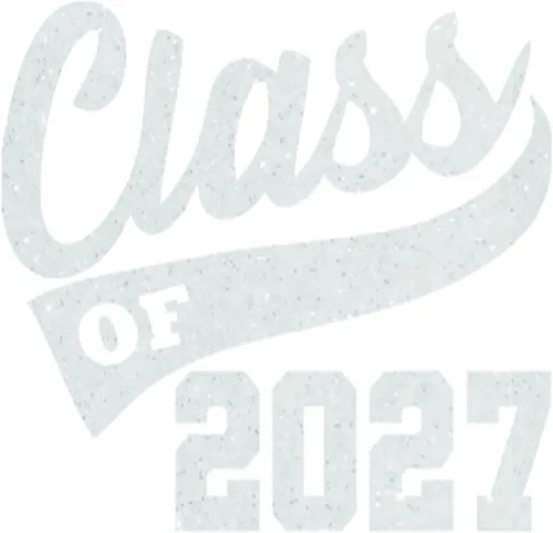 Vista 14 de Adhesivo de graduación para planchar en la clase de 2027, calcomanía para camiseta de secundaria, parche de graduación HTV para graduados