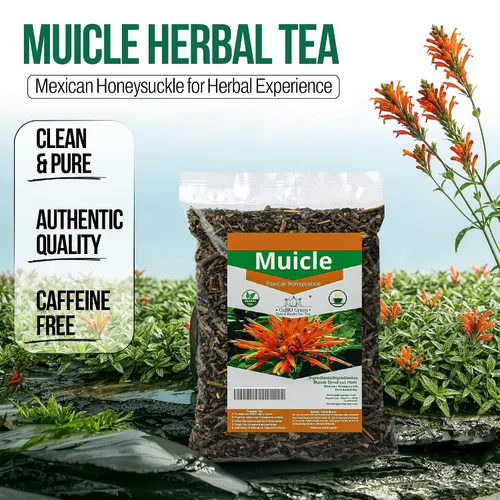 Vista 2 de Muicle - Té de madreselva mexicana Hierba, 2 onzas, 100% natural, hierbas Gabio Green (2 onzas)