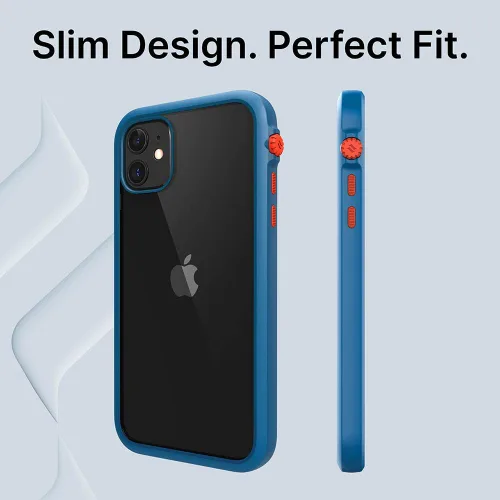 Vista 5 de Catalyst - Funda para iPhone 11 con parte trasera transparente, resistente a prueba de caídas de 10 pies, sistema de amortiguación de armadura