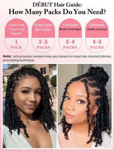 Vista 5 de Extensiones de cabello 100 % humano afro afro rizado a granel color castaño caoba a granel, 3 paquetes de 4.23 oz, extensiones de cabello rizado