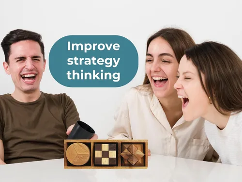 Vista 7 de BSIRI 3 Rompecabezas en una Caja - Rompecabezas de Cerebro de Madera, Rompecabezas Mental 3D para Adultos, Juegos Educativos para Niños