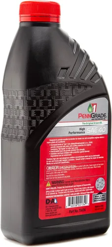 Vista 8 de PENN GRADE 1, 71406, aceite monogrado de alto rendimiento SAE 40, 1 cuarto de galón