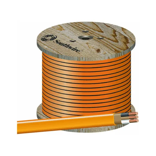 Vista 4 de Southwire 28829026 - Cable Romex Simpull de 15 pies, tipo NM-B, calibre 10/2 AWG, con toma a tierra