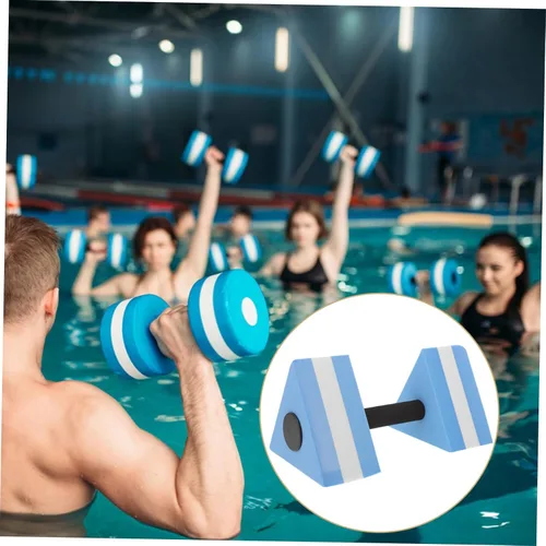 Vista 8 de BESPORTBLE Entrenador de natación para niños pequeños, flotador de espalda, entrenador de natación para niños, barra de agua para ejercicio acuático