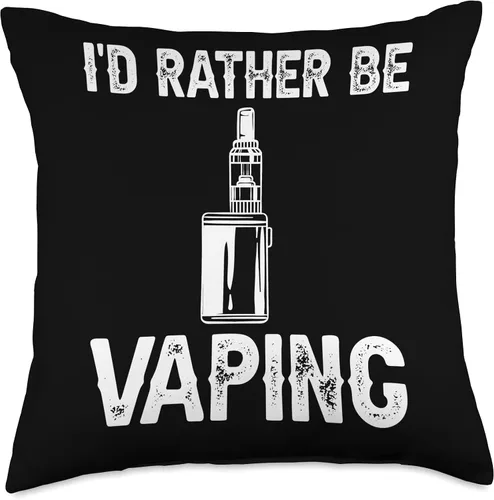 Vista 4 de Vape Smoking Vaping - Almohada electrónica para ahumar cigarrillos, 16 x 16 pulgadas, multicolor