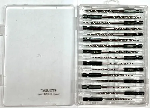 Vista 9 de FTG USA Juego de brocas avellanadoras cónicas – 16 piezas de repuesto para brocas avellanadoras #4 (7/64 pulgadas), #6 (9/64 pulgadas), #8