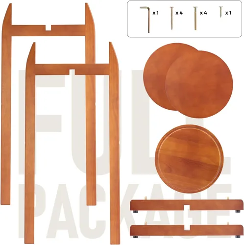 Vista 9 de Soporte dispensador de agua de madera maciza natural (32.8 pulgadas de alto-11.2 pulgadas de ancho) Soporte de suelo de cerámica para dispensador