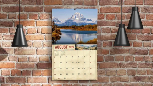 Vista 7 de The KING Company-Monster Calendars - Calendario de pared de parques nacionales 2026, 16 meses, tamaño XL, 14 x 22 pulgadas, calendario escénico