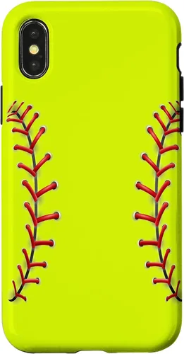 Vista 5 de Cool Softball Threads Design for Team Player Coaches Parents Case for iPhone 17
