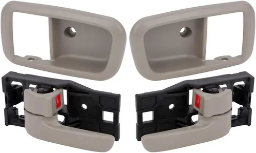 Vista 9 de OCPTY Manijas de puerta interiores delanteras del conductor izquierdo del pasajero lado derecho de repuesto para Toyota Tundra 2000-2006 para Toyota
