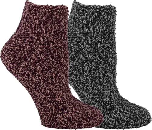 Vista 10 de Dr. Scholl's Calcetines de invierno Fairisle para mujer, surtido negro, 4-10, paquete de 3
