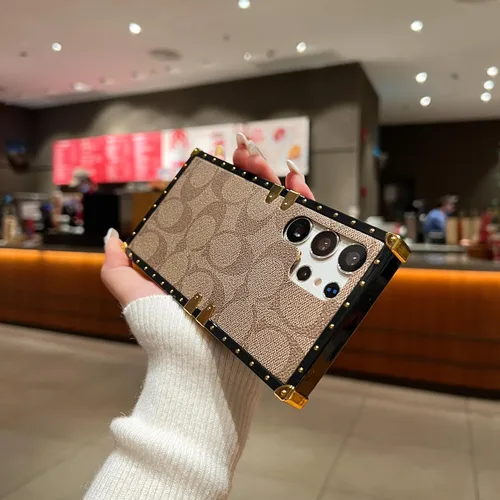 Vista 7 de Funda protectora anticaídas diseñada para Samsung Galaxy S23 Ultra de 6.8 pulgadas (marrón)