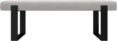 Vista 77 de VANT Banco de cama tapizado, beige Boucle, níquel cepillado Boucle Beige - Níquel cepillado