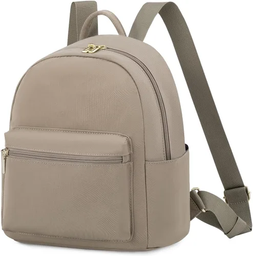 Vista 26 de LOVEVOOK Mini mochila pequeña y linda mochila de moda para niñas y mujeres Beige