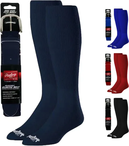 Vista 10 de Rawlings Combo de cinturón y calcetines Béisbol/Softbol Varios tamaños