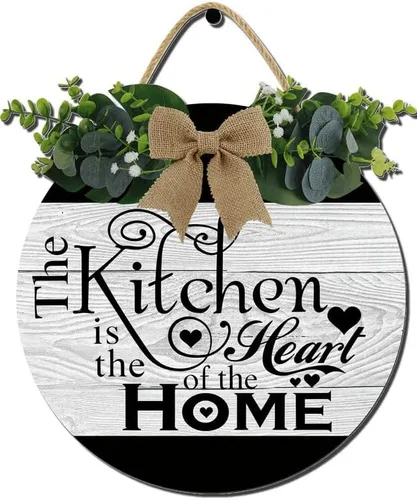 Vista 14 de Bless The Food Before Us, The Family Beside Us Farmhouse - Decoración de pared de cocina