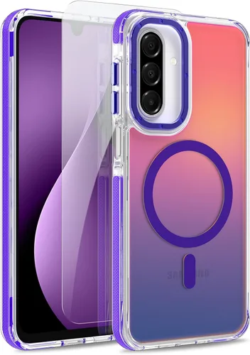Vista 92 de Funda magnética para Google Pixel 10 Pro XL [compatible con Magsafe] [bonito diseño fluorescente de moda] a prueba de golpes, delgada, translúcida