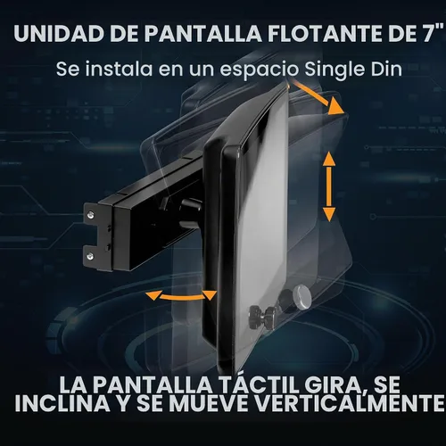 Vista 4 de BOSS Audio Systems BVCP9700A-FL CarPlay Android Stereo, pantalla táctil de 7 pulgadas