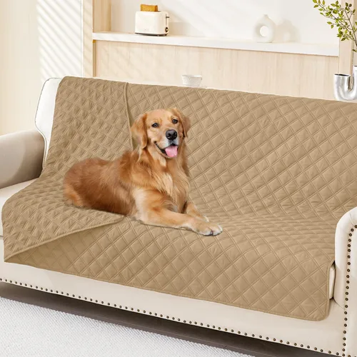 Vista 122 de Smiry Funda Impermeable para Cama de Perro Manta para Mascotas, Manta Suave y Lavable para Perros para Muebles Cama Sofá Sofá Reversible, a Cuadros