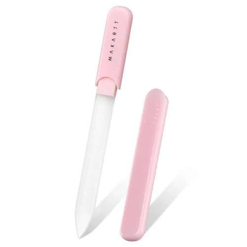 Vista 11 de Makartt Lima de Uñas - Lima de Uñas de Cristal con Estuche, Limas de Uñas de Cristal con Chorro de Arena de Doble Cara para Uñas Naturales, Buffer