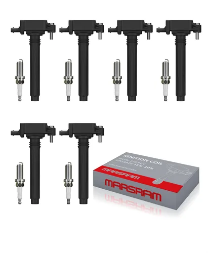 Vista 41 de Marsram Paquete de bobinas de encendido UF549 para 2007 2008 2009 2010 2011 2012 Nissan Altima Versa Sentra Cube NV200 Rogue 2013 2014 2015 Infiniti
