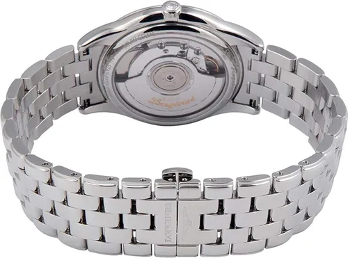 Vista 2 de Longines Flagship reloj automático para hombre L47744126, Esqueleto Blanco, Moderno, clásico, movimiento de cuarzo