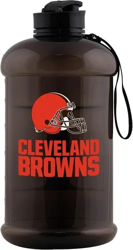 Vista 16 de FOCO Logotipo del equipo de la NFL Botella de agua deportiva grande de plástico transparente de 2L