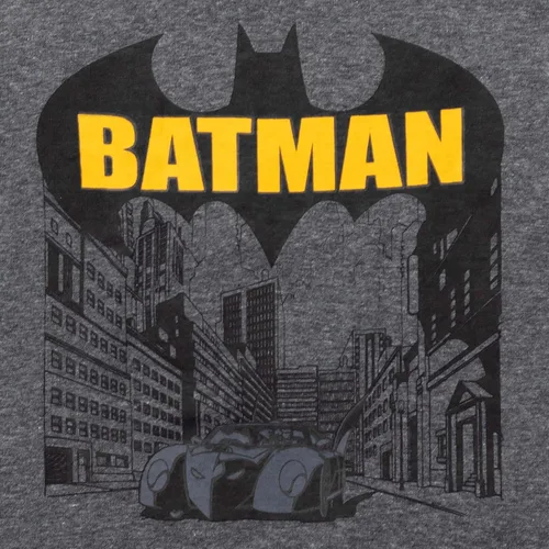 Vista 7 de DC Comics Paquete de 2 camisetas gráficas de Batman de la Liga de la Justicia, Gris Azul