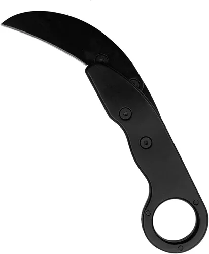 Vista 3 de Cuchillo de supervivencia al aire libre, mini, para camping, con mango de acero inoxidable, multifunción, táctico, para exteriores, herramientas