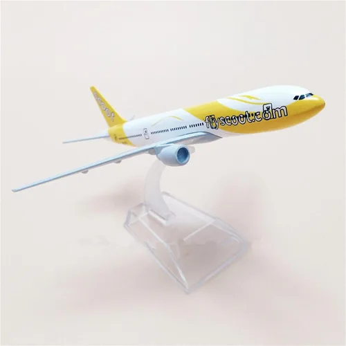 Vista 9 de 1/400 Escala Diecast Singapur 777 Modelo Avión Modelo Airbus Aviación Ciencia Exposición