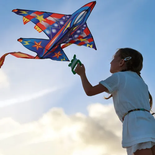 Vista 6 de Kite for Kids & Adults, Easy to Fly Large Kites for Beginner, Beach Kites with Durable Nylon, Family Fun Activities