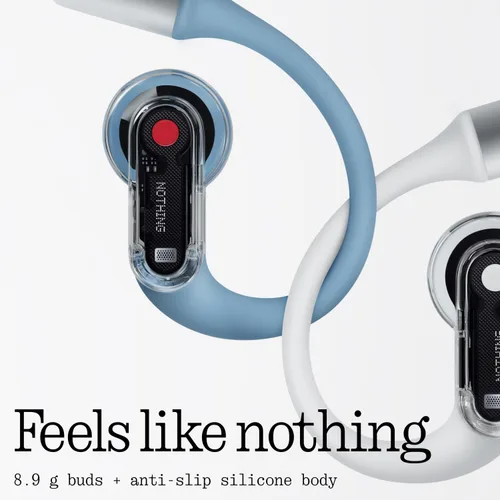 Vista 2 de Nothing Auriculares de oído (abierto) ultraligeros con ganchos ajustables para los oídos, conexión multipunto Bluetooth auriculares con tecnología