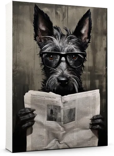 Vista 21 de Thuan Affenpinscher - Póster de lienzo con tus fotos, arte de pared para decoración del hogar, regalo conmemorativo para amantes de las mascotas