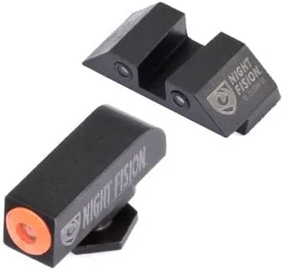 Vista 3 de Night Fision Tritium Night Sight Set for Glock 42/43/43X - Perfect Dot Front Sight with Added Daytime Ring - Front Ring Color Options - Various