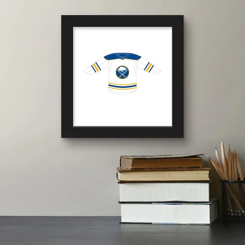 Vista 4 de Trends International Gallery Pops NHL Buffalo Sabres - Póster de pared frontal de uniforme para el hogar, 12.00 x 12.00 pulgadas, versión de marco