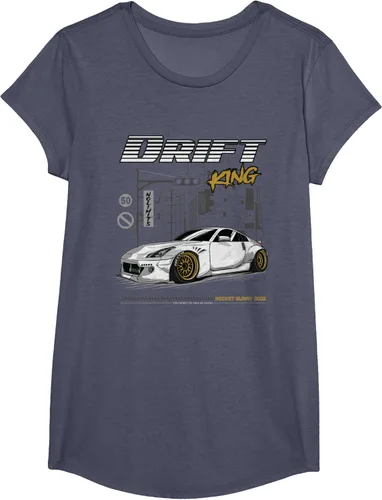 Vista 16 de Z34 370 Fairlady Z - Camiseta gráfica de cuerpo ancho, Negro, S
