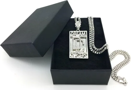 Vista 3 de Collar con colgante para hombre, diseño de cazadores de sueños