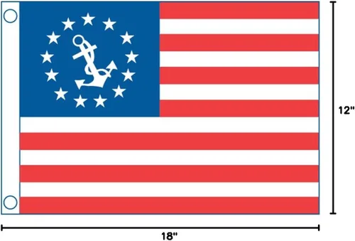 Vista 3 de Taylor Made Productos US Bandera de barco yate Ensign cocido