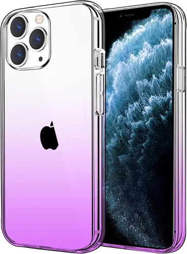 Vista 54 de JJGoo Funda transparente compatible con iPhone 11 Pro Max, transparente, suave, a prueba de golpes, delgada, delgada, antigolpes, color rosa