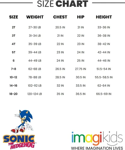 Vista 7 de SEGA Sonic The Hedgehog - Conjunto de 3 piezas, camiseta sin mangas
