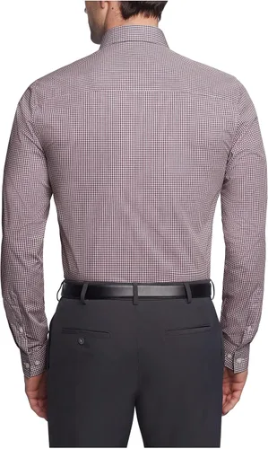 Vista 2 de Kenneth Cole Men's Dress Shirt Slim Fit Checks and Stripes (Patterned)