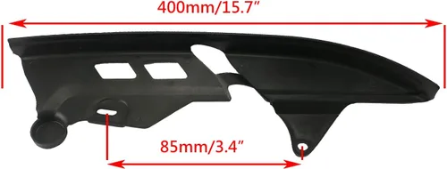 Vista 3 de Protector de cadena PRO BAT Protector de plástico para guardabarros basculante Para 50cc Dirt Pit Pro Trail Bike Coolster Baja CRF50 XR50 XR CRF