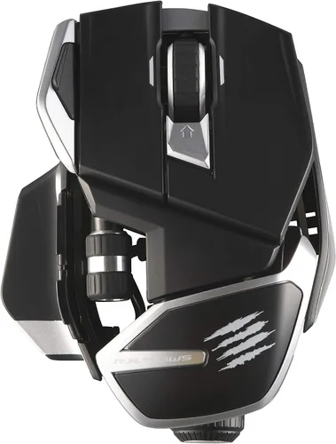Vista 2 de Mad Catz The R.A.T. DWS - Ratón inalámbrico para juegos de modo dual Bluetooth 5.0 y 2.4G inalámbrico -16000 DPI - 14 botones programables - 2